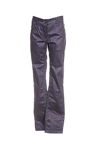 3 pommes pantalons fille de couleur gris