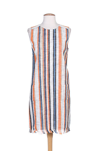 i blues robes femme de couleur blanc