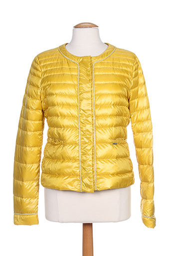 liu jo manteaux femme de couleur jaune
