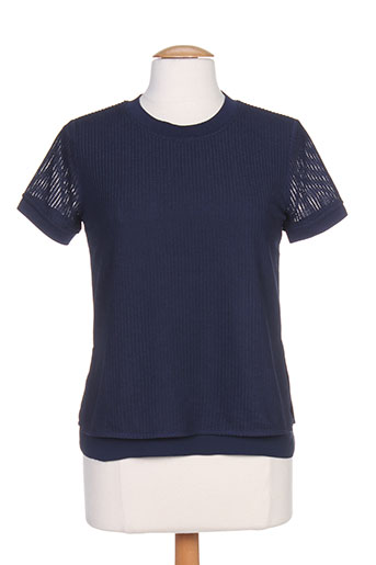 marella chemises femme de couleur bleu