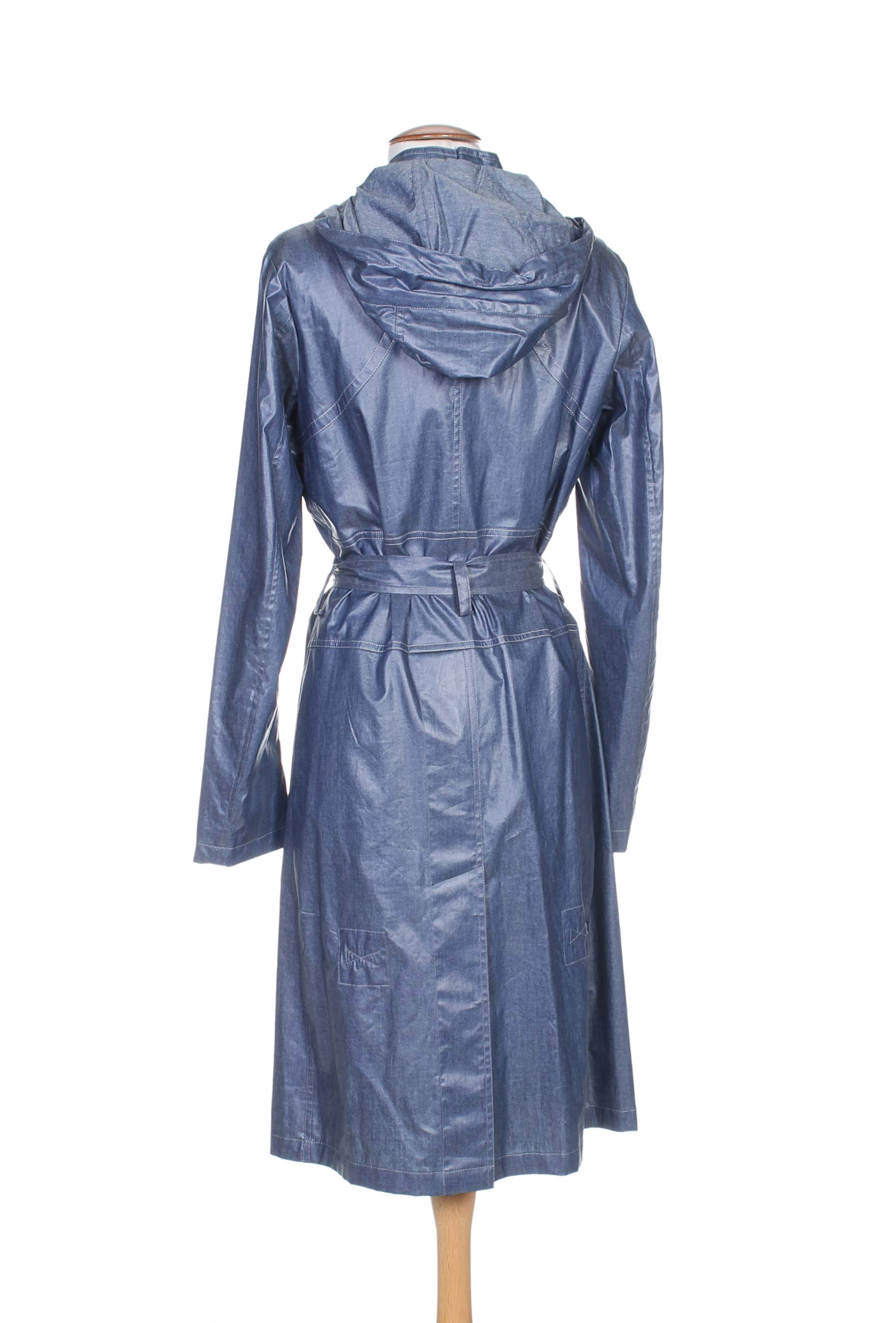 Beaumont Impermeables Trenchs Femme De Couleur Bleu En ...