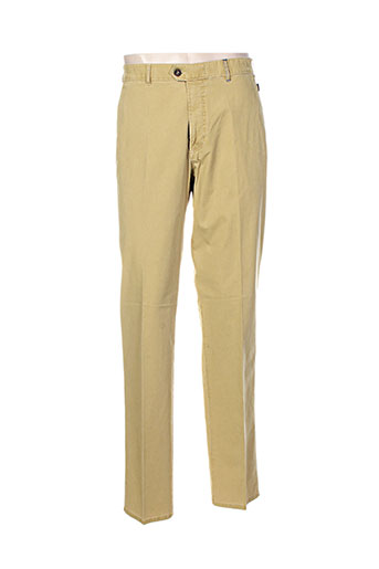brühl pantalons homme de couleur jaune