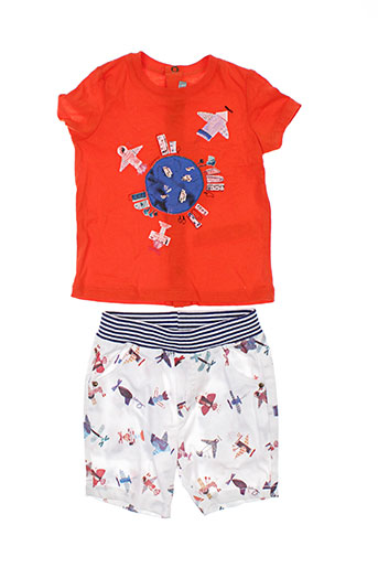 catimini ensembles garçon de couleur rouge
