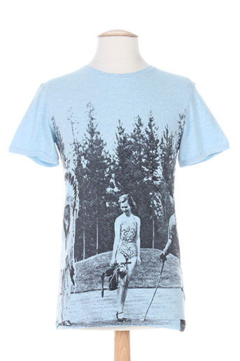 pull in t-shirts homme de couleur bleu