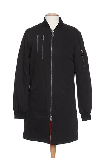 bombers manteaux homme de couleur noir