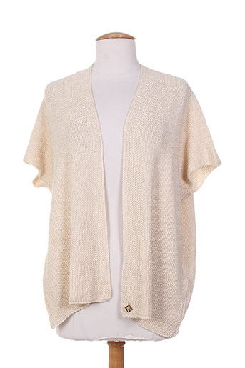 gaudi gilets femme de couleur beige