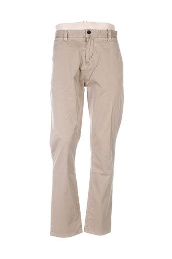 minimum pantalons homme de couleur beige