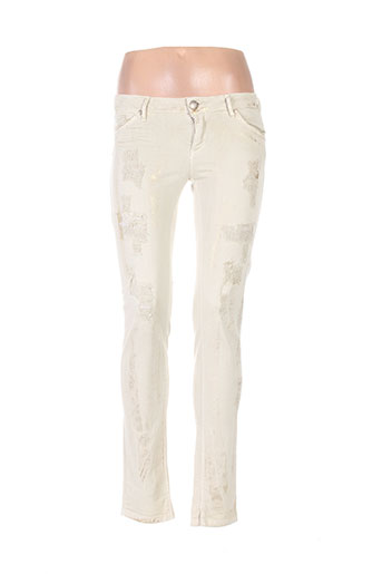 kocca jeans femme de couleur beige