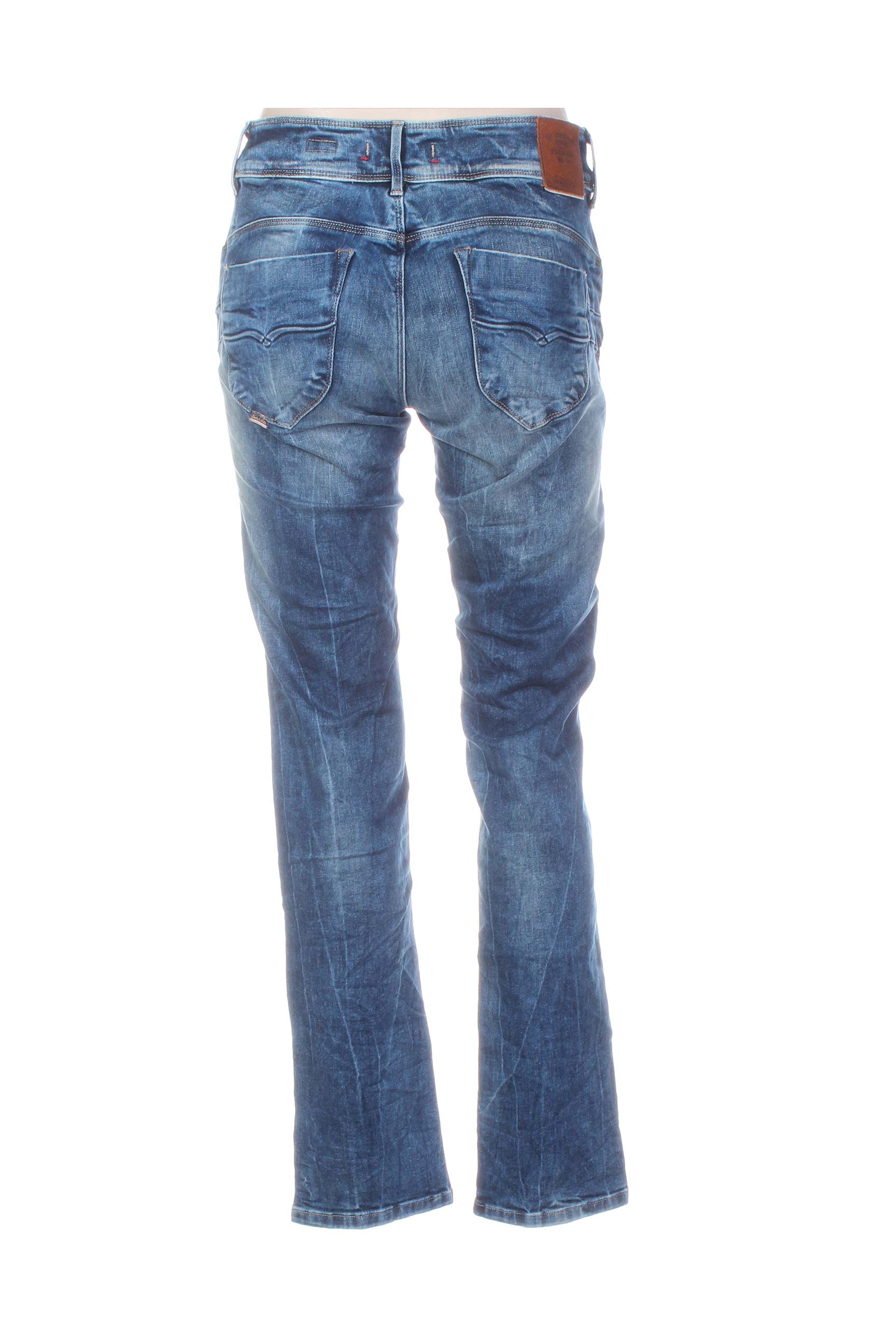 Salsa Jeans Coupe Slim Femme De Couleur Bleu En Soldes Pas ...