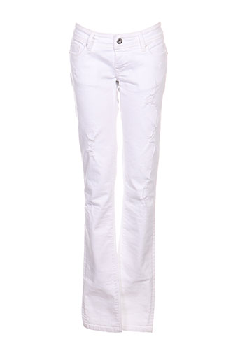 salsa jeans femme de couleur blanc