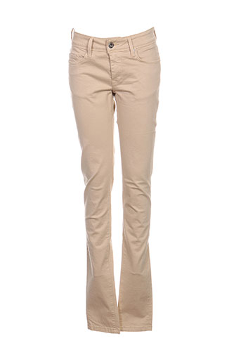 salsa pantalons femme de couleur beige