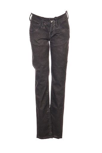 fornarina pantalons femme de couleur gris