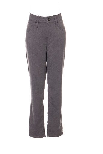 fornarina pantalons femme de couleur gris
