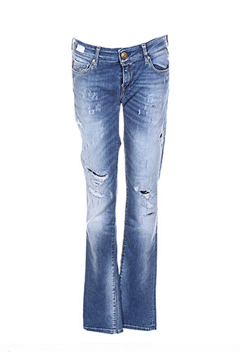 replay jeans femme de couleur bleu