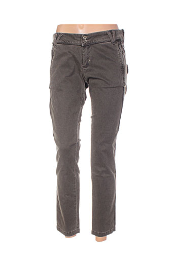 diesel pantalons femme de couleur vert