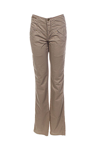 diesel pantalons femme de couleur marron