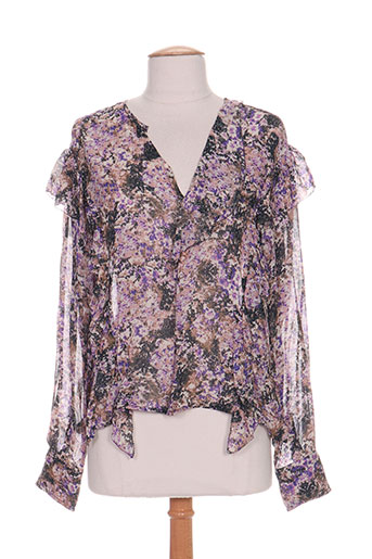 isabel marant chemises femme de couleur violet