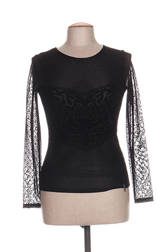 jus d'orange t-shirts femme de couleur noir