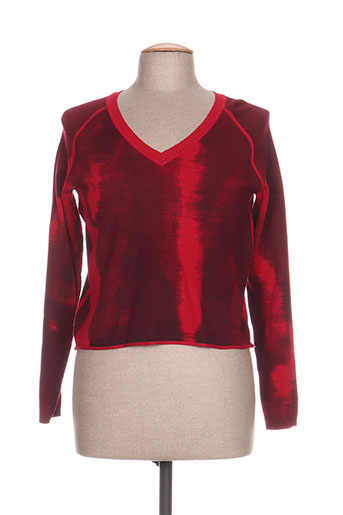 les filles de neaux pulls femme de couleur rouge