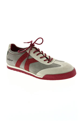 kickers chaussures homme de couleur gris