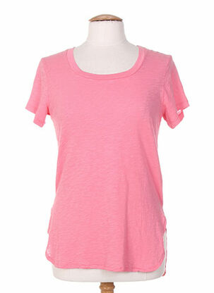 T-shirt manches courtes rose BOBI pour femme