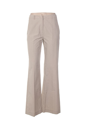 soun pantalons femme de couleur beige