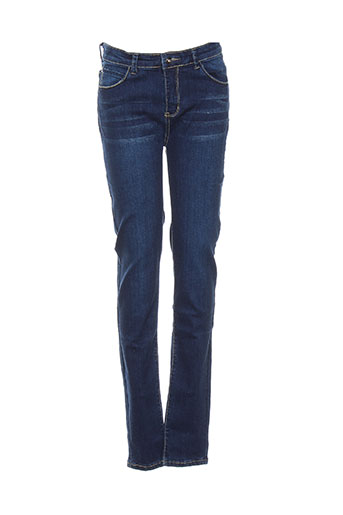 pm loving jeans fille de couleur bleu