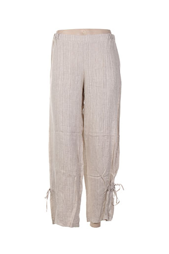 g!oze pantalons femme de couleur beige