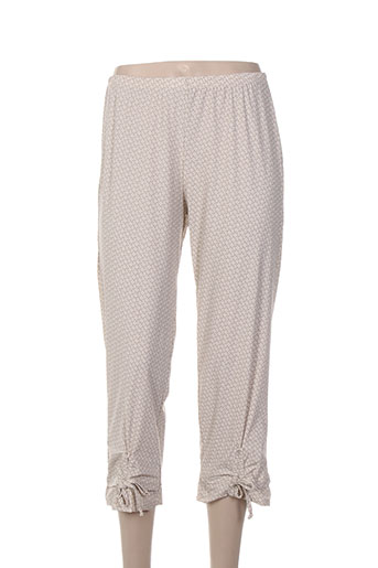 g!oze pantacourts femme de couleur beige
