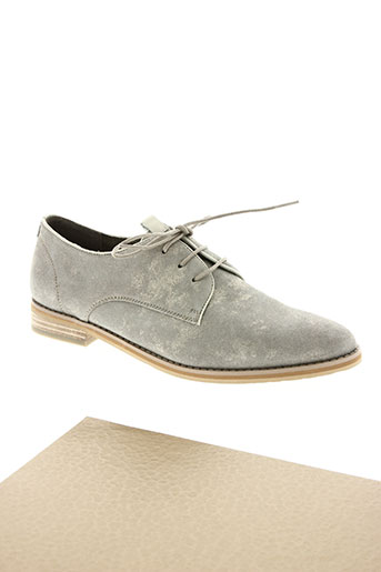 regarde le ciel chaussures femme de couleur gris
