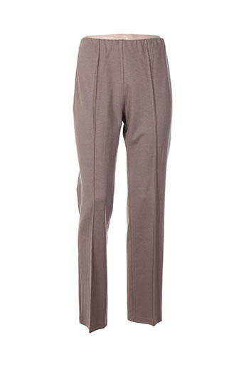 lebek pantalons femme de couleur beige