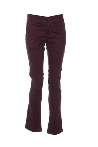 teddy smith pantalons garçon de couleur violet
