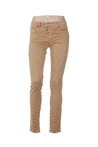 please jeans femme de couleur beige