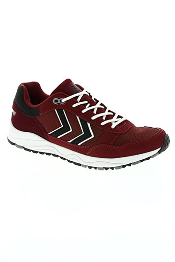 hummel chaussures garçon de couleur rouge