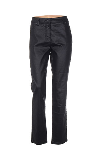 brandtex pantalons femme de couleur noir
