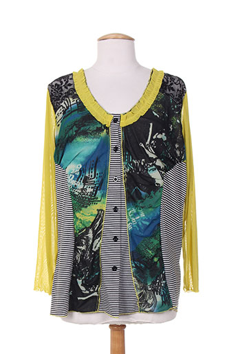 purplerose vestes femme de couleur jaune