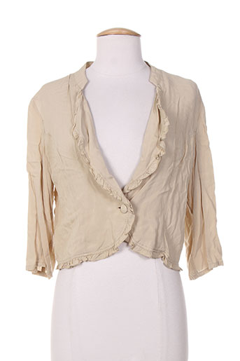 bamboo's vestes femme de couleur beige