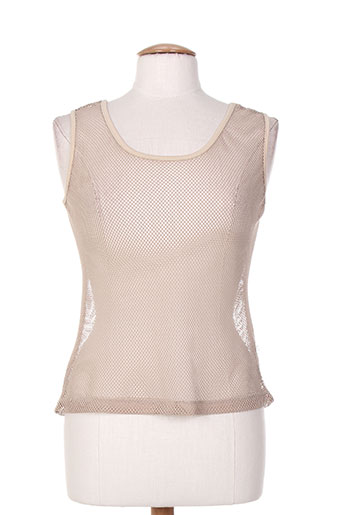 carnet de bord t-shirts femme de couleur beige
