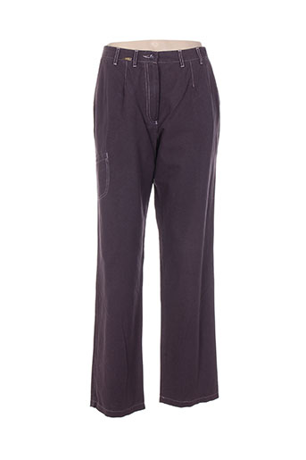 lucchini pantalons femme de couleur violet