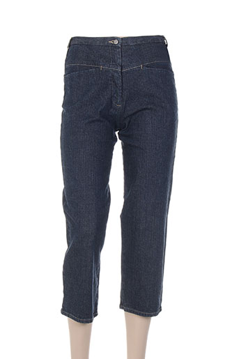 lucchini pantacourts femme de couleur bleu