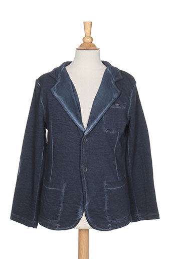 3 pommes vestes enfant de couleur bleu
