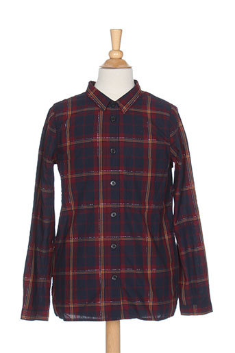 teddy smith chemises garçon de couleur rouge