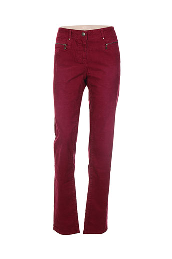 tom tailor pantalons femme de couleur rouge