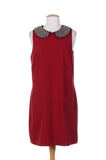 queenie robes femme de couleur rouge