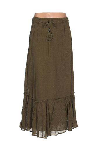 vila jupes femme de couleur vert