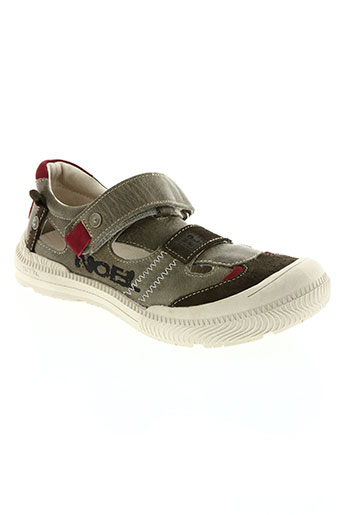noël chaussures garçon de couleur beige