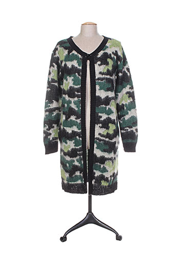 nana nucci gilets femme de couleur vert
