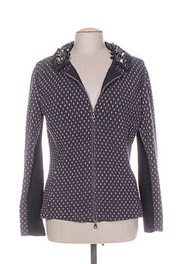 tricot chic vestes femme de couleur gris