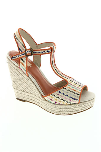 pepe jeans chaussures femme de couleur orange
