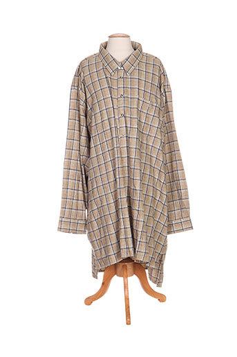 lma chemises homme de couleur beige